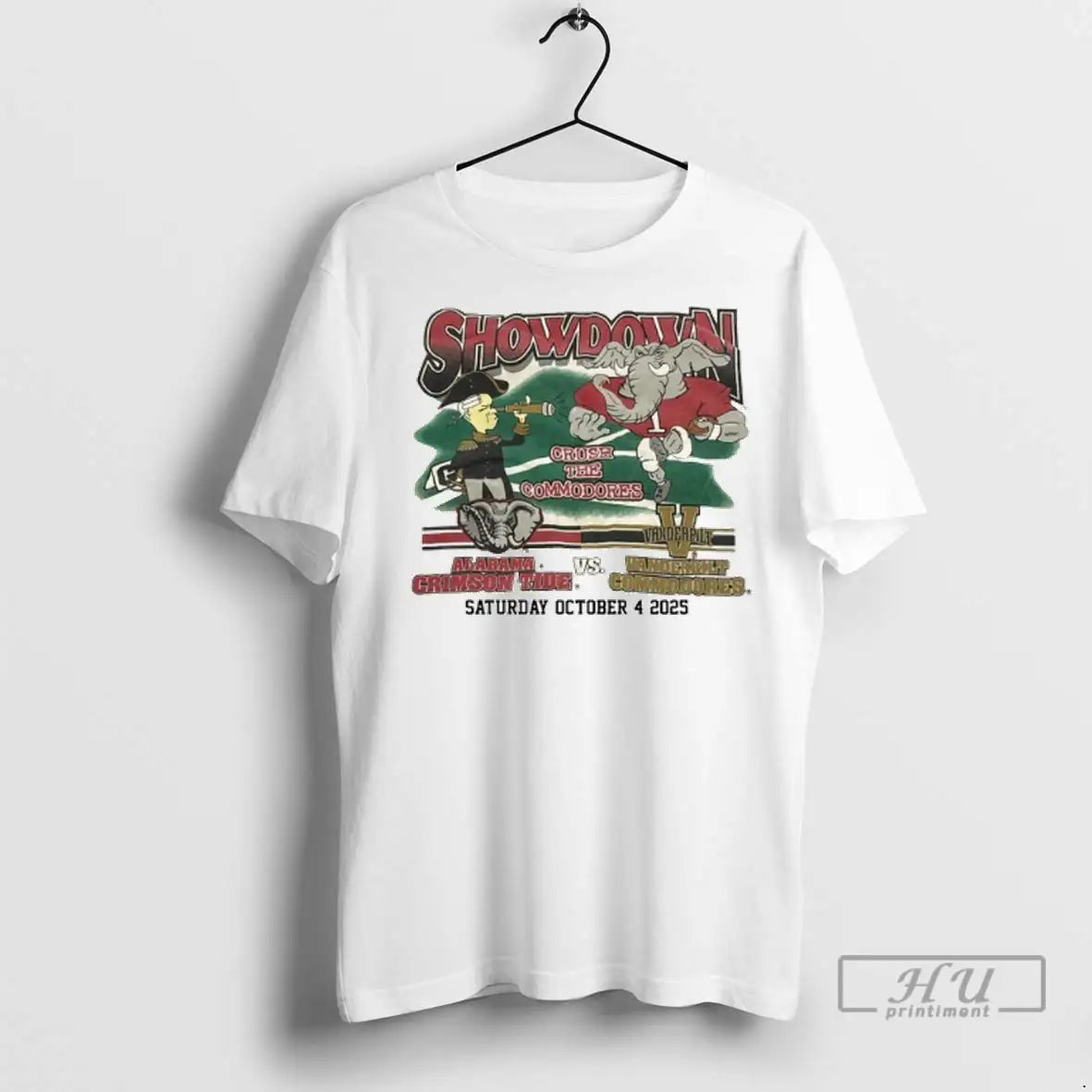 Officials Alabama Vs Vanderbilt Showdown Crush The Commodores 2025 T Shirts