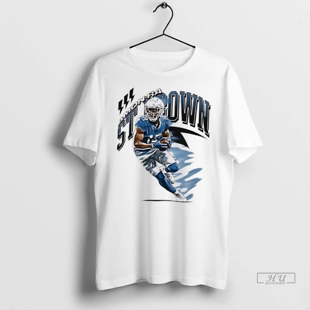 Officials Amon Ra St Brown Detroit Retro T Shirts