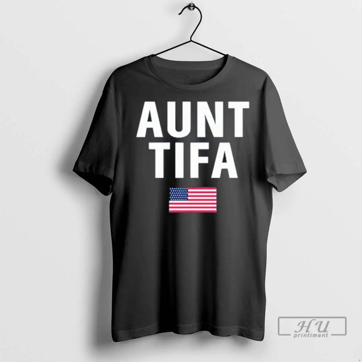 Officials Aunt Tifa American Flag T Shirts