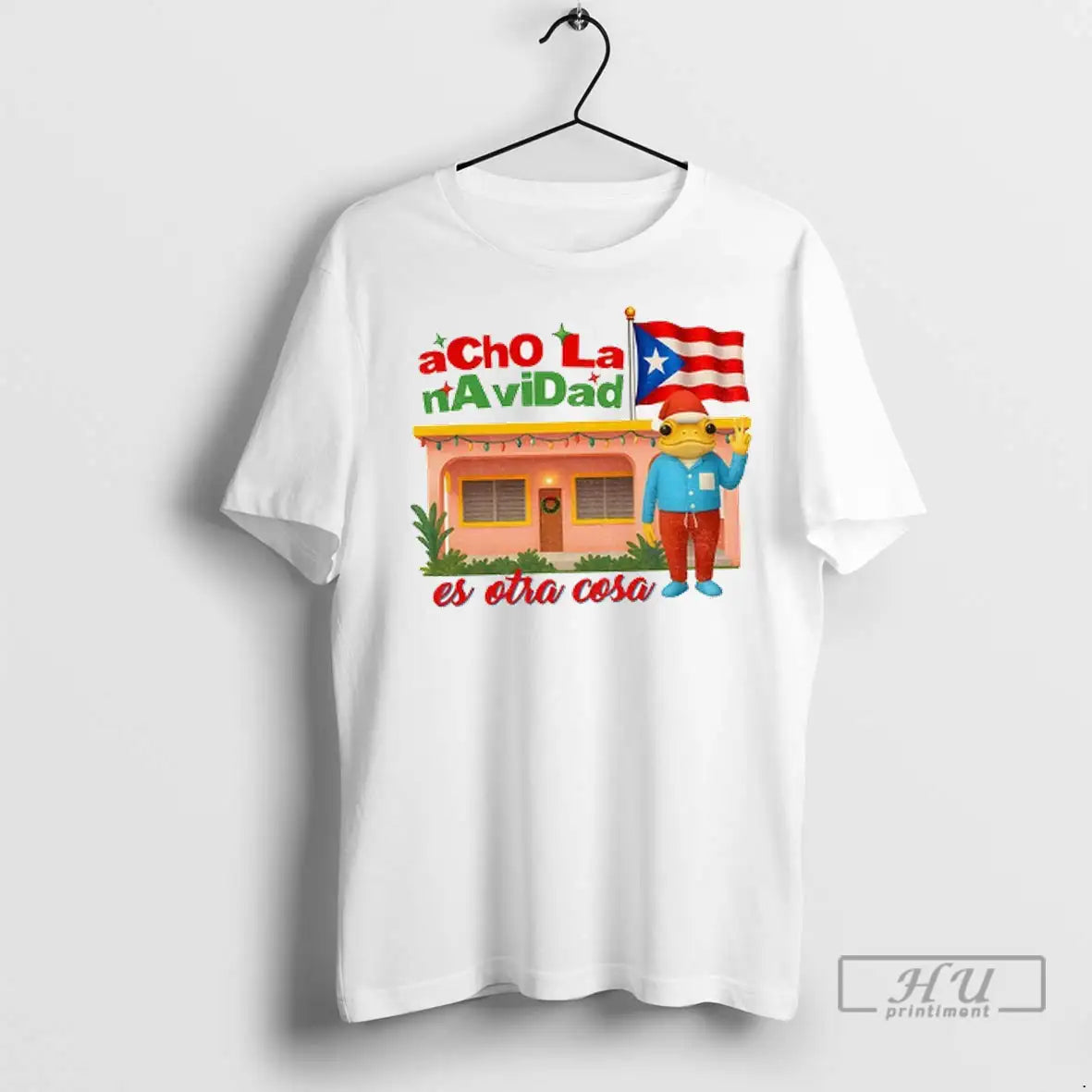 Officials Bad Bunny Acho La Navidad Es Otra Cosa Puerto Rico Christmas T Shirts