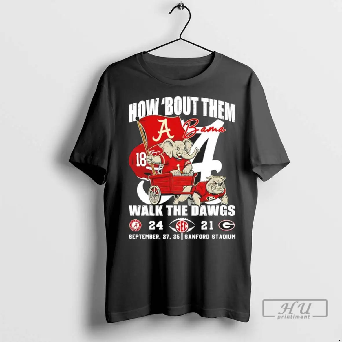 Officials Bama Beat Dawgs 24 21 How Bout Them Walk The Dawgs Mascot T Shirts