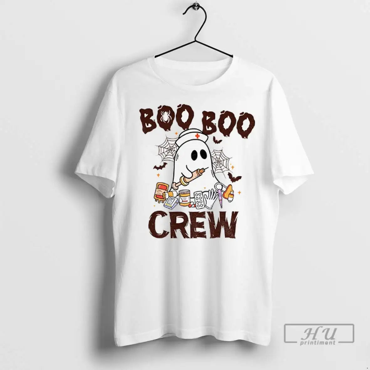 Officials Boo Boo Crew Halloween Nurse T Shirts