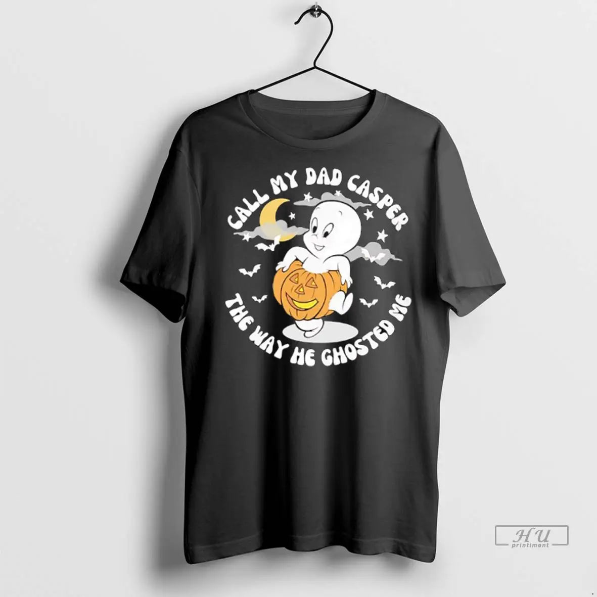 Officials Call My Dad Casper The Way He Ghosted Me Halloween Ladies T Shirts