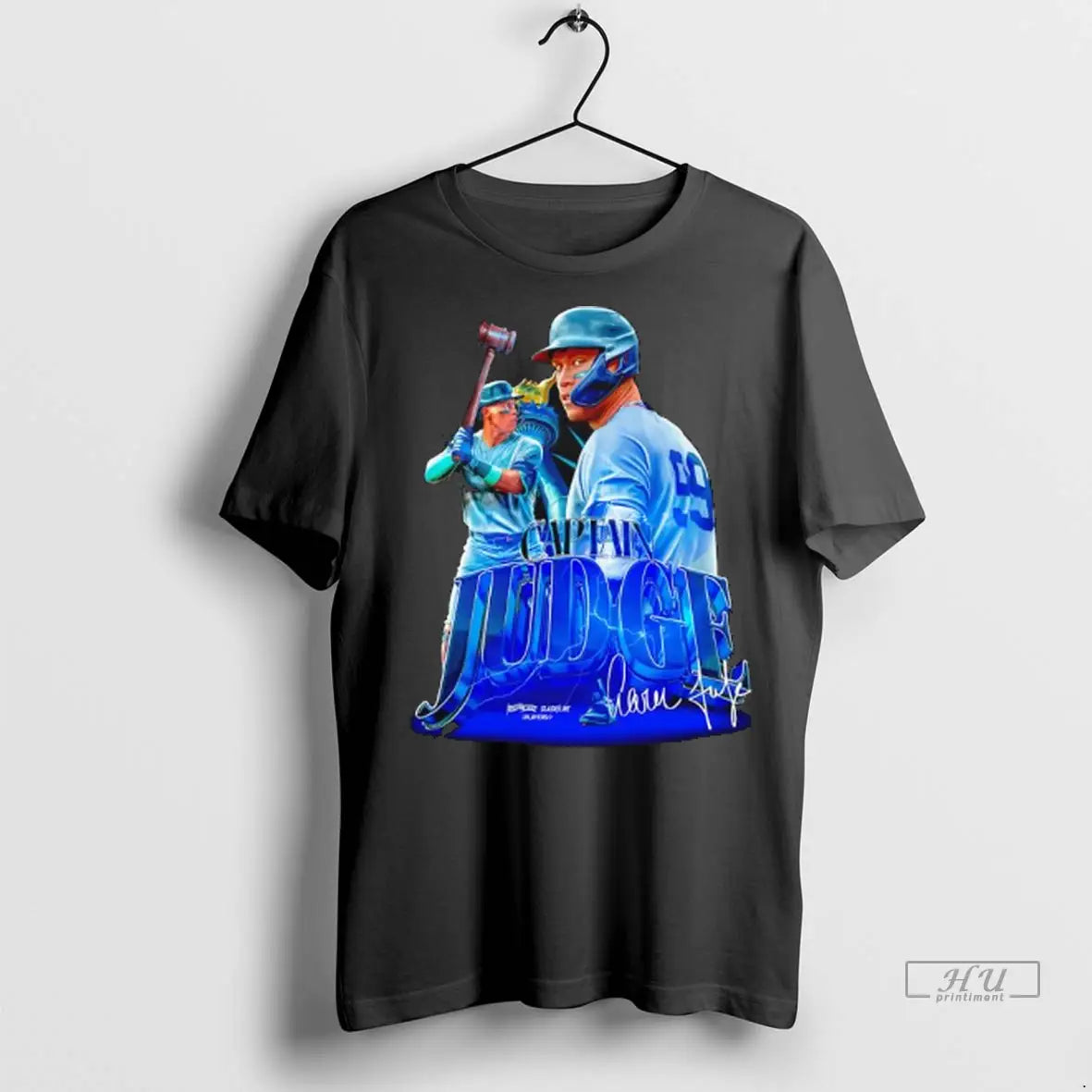 Officials Captain Aaron Judge Signature Graphic Ladies T Shirts