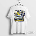 Officials Chase Elliott Checkered Flag Sports 2025 Hollywood Casino 400 Race Winner T Shirts