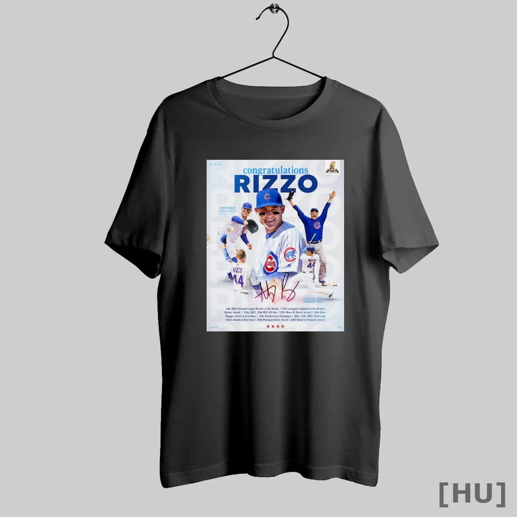 Officials Chicago Cubs Congratulations Anthony Rizzo July 2012 National League Rookie Of The Month Signature