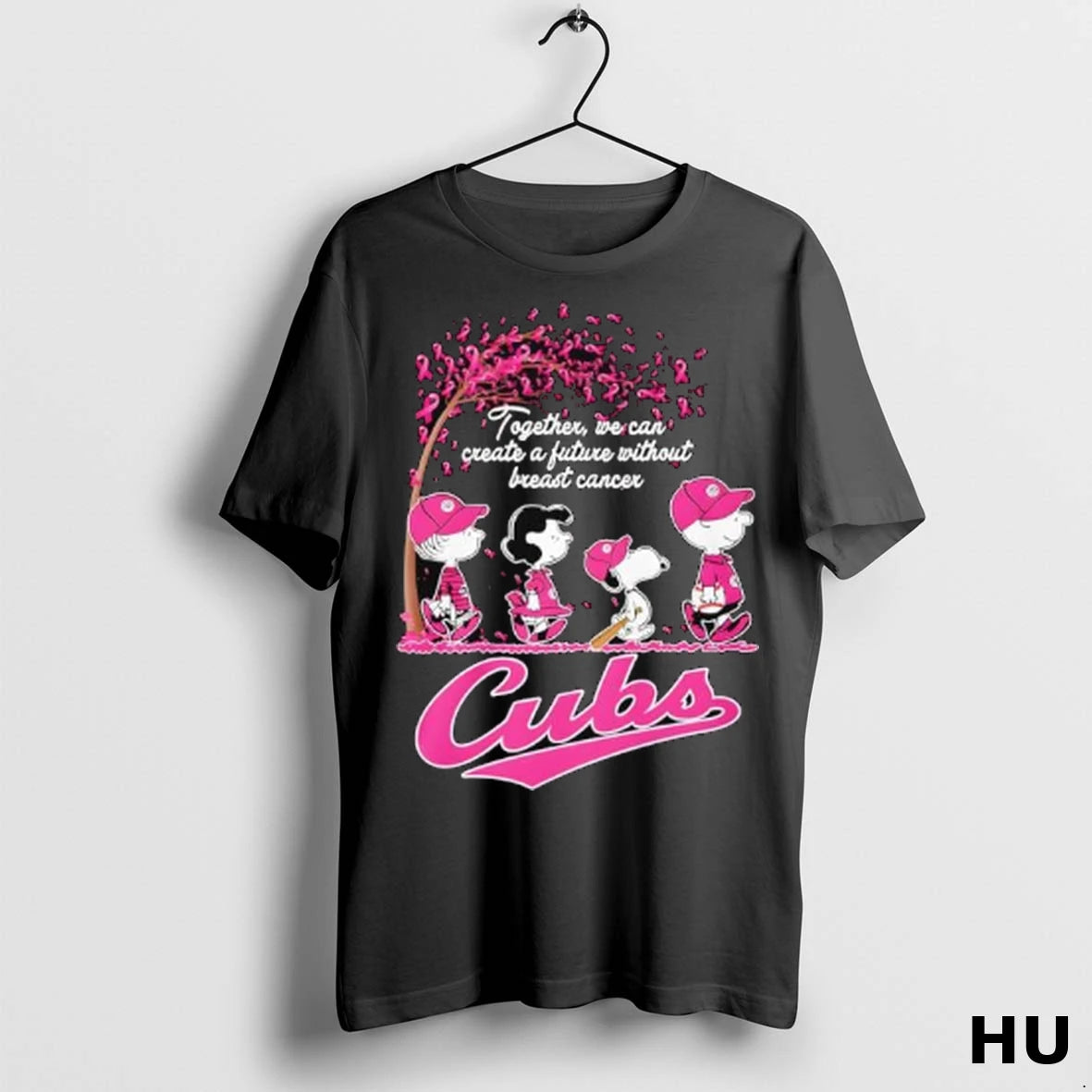 Officials Chicago Cubs X Peanuts Together We Can Create A Future Without Breast Cancer