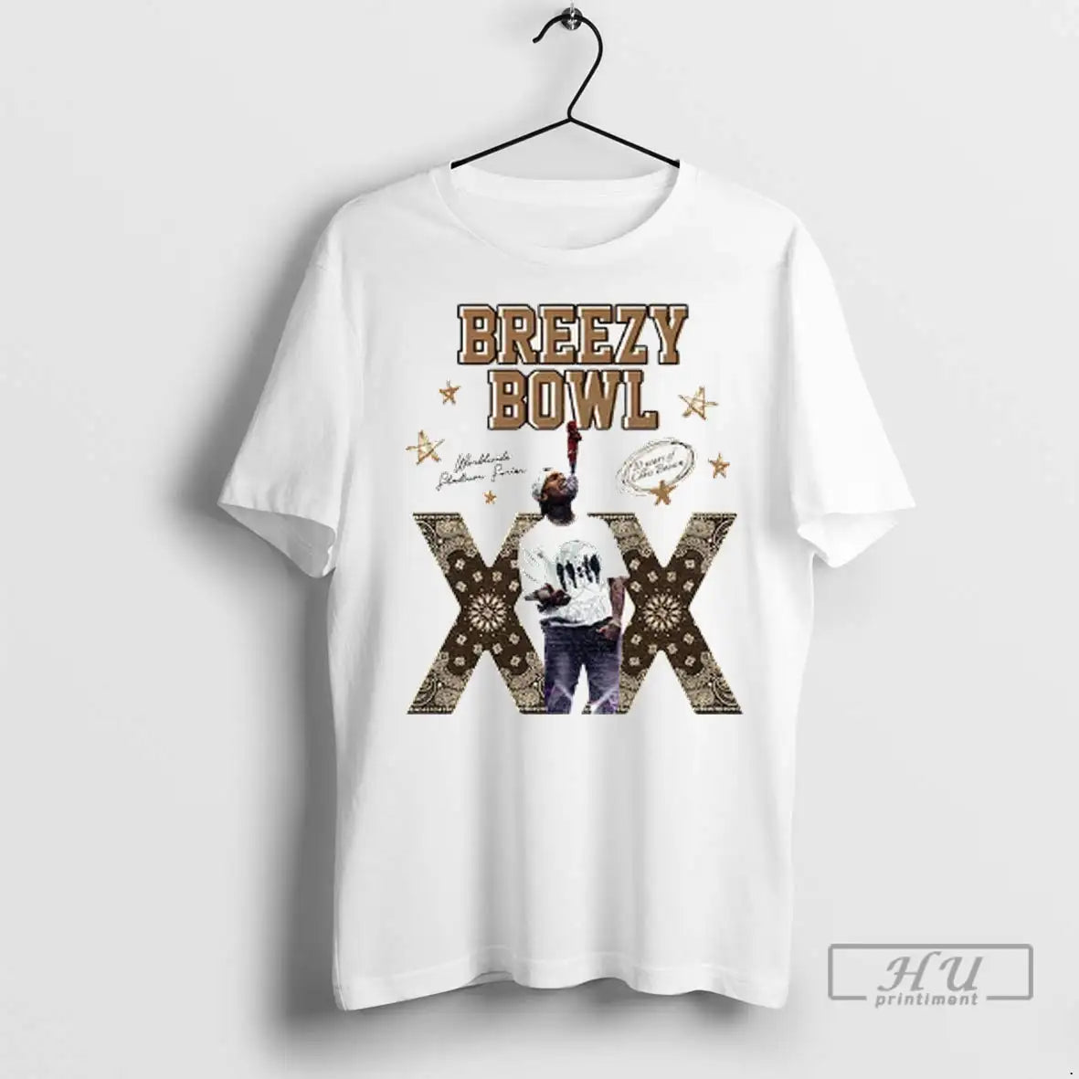 Officials Chris Brown 2025 Breezy Bowl Xx 20 Years T Shirts