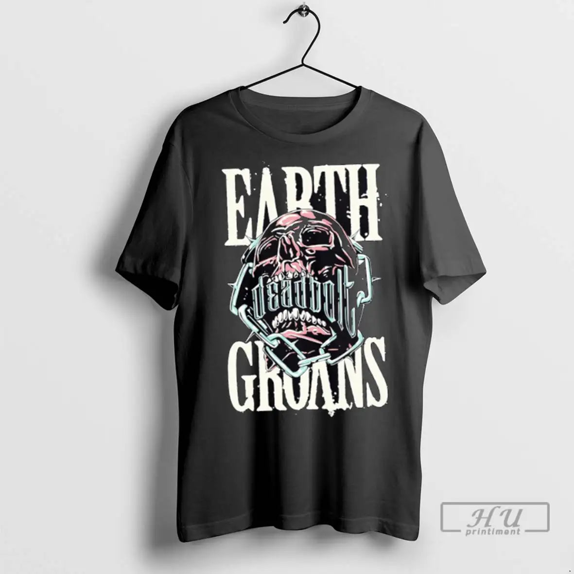 Officials Deadbolt Earth Groans Graphic T Shirts