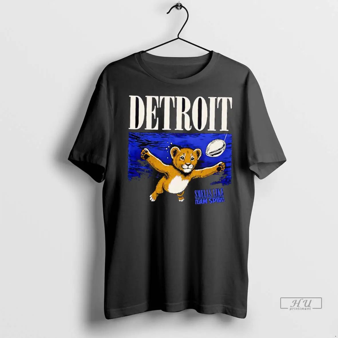 Officials Detroit Lions Smells Like Team Spirit T Shirts