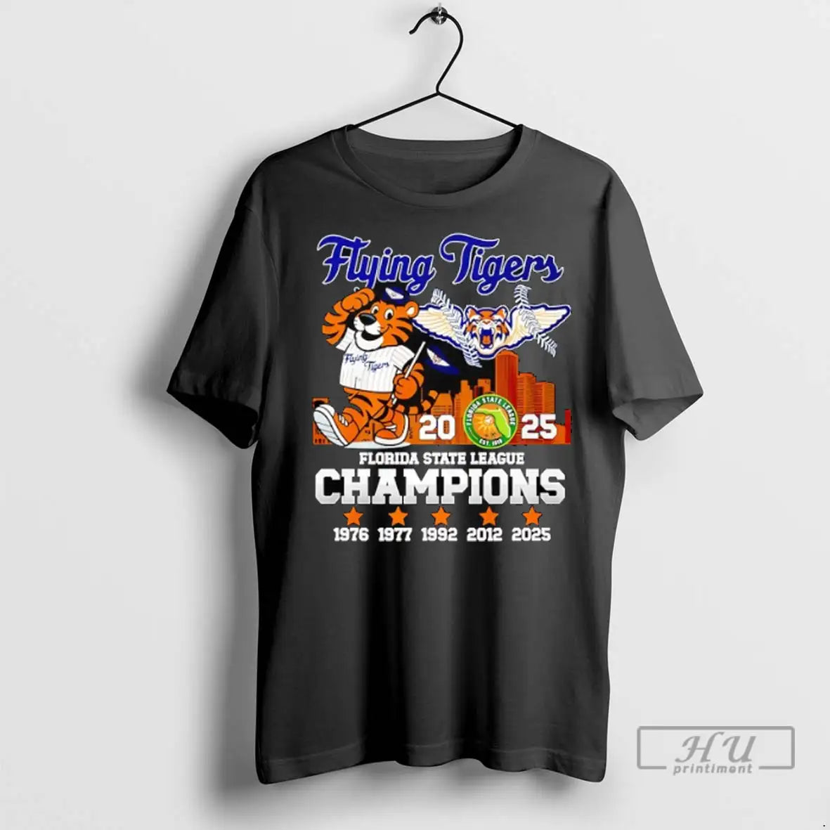Officials Flying Tigers Mascot Florida State League Champions 2025 T Shirts