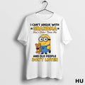 Officials Funny Minion I Cant Argue With Grandma Shes Older Than Me And Old People