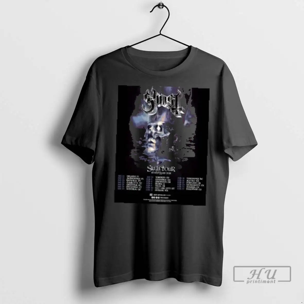 Officials Ghost Skeletour World Tour 2026 North American Run Schedule Cities Dates T Shirts