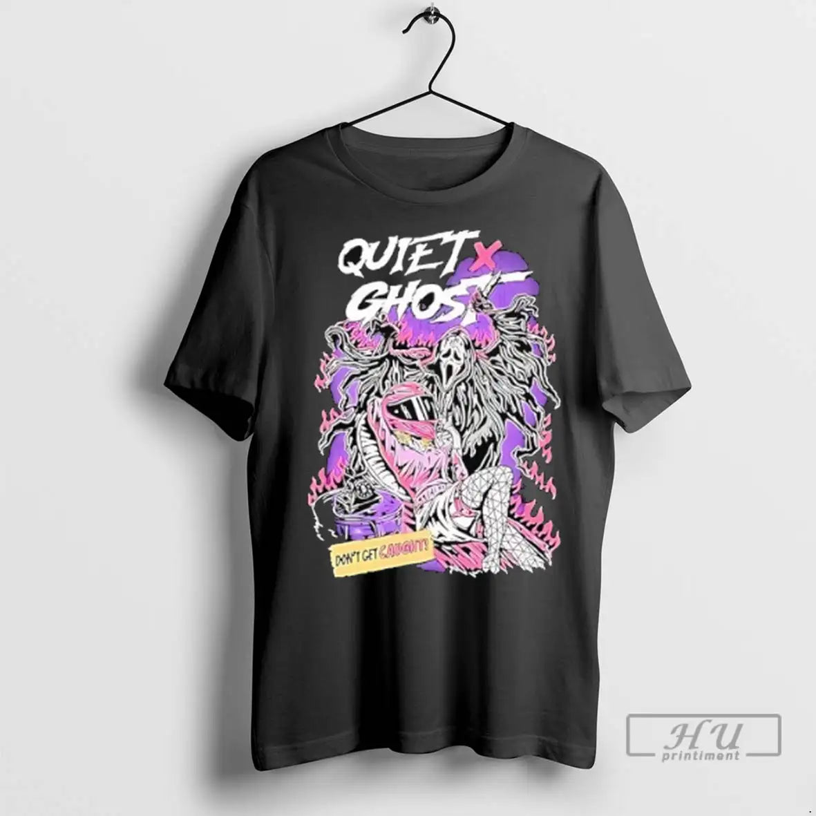 Officials Ghostface Quiet X Ghost Dont Get Caught T Shirts