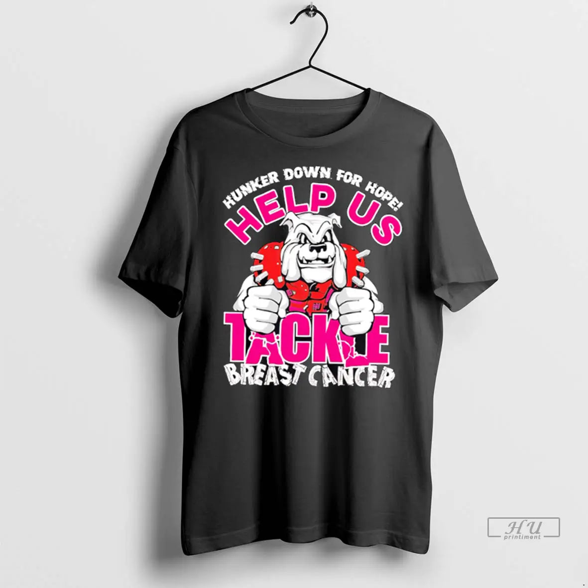 Officials Hunker Down For Hope Help Us Tackle Breast Cancer T Shirts