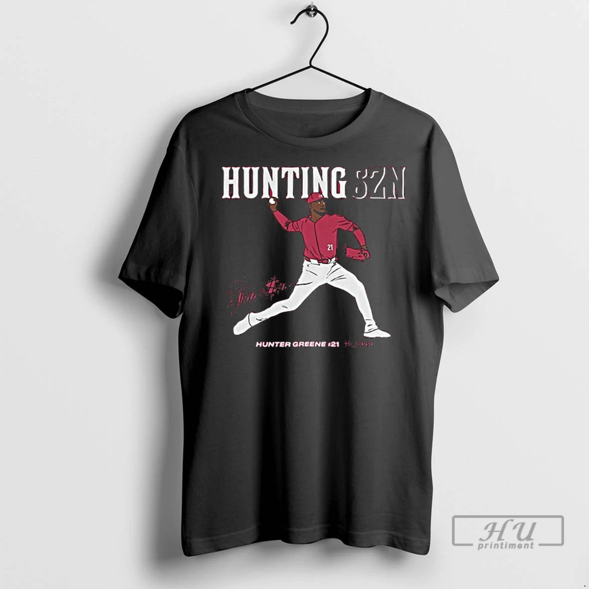 Officials Hunter Greene Reds Hunter Greene Szn T Shirts