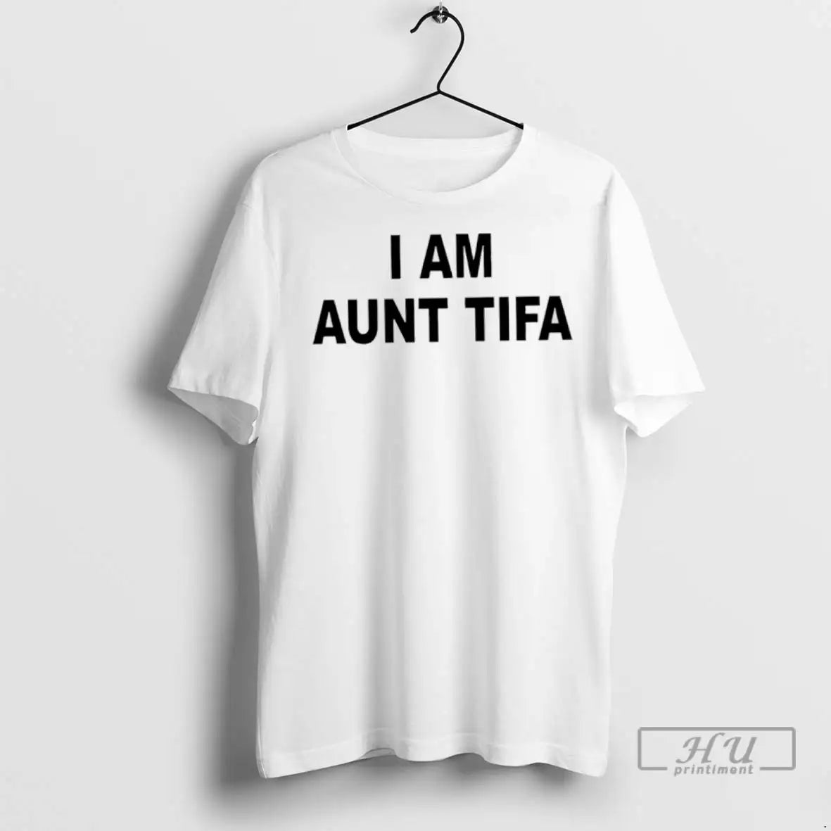 Officials I Am Aunt Tifa Text T Shirts