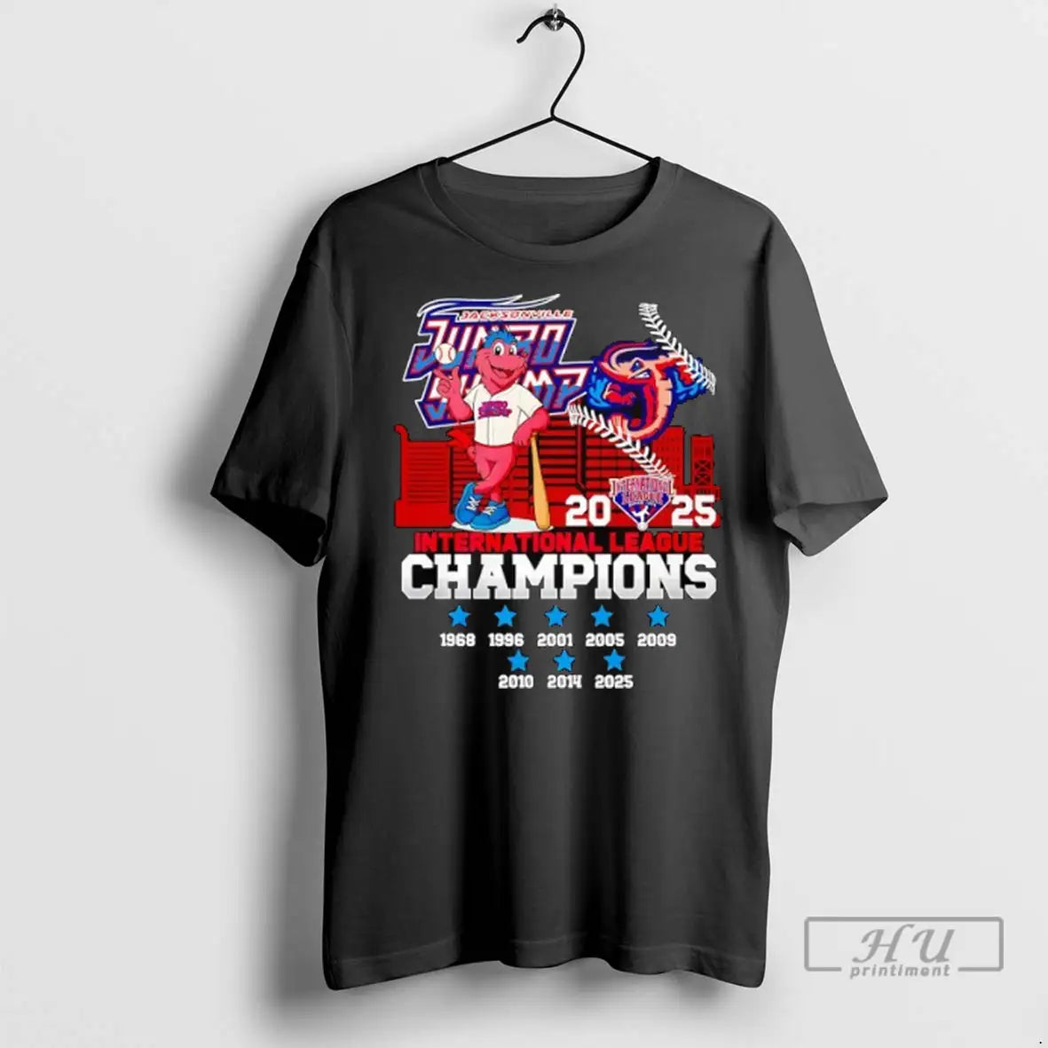 Officials Jacksonville Jumbo Shrimp Mascot International League Champions 2025 T Shirts