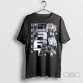 Officials Jaxson Dart New York Giants Vertical T Shirts