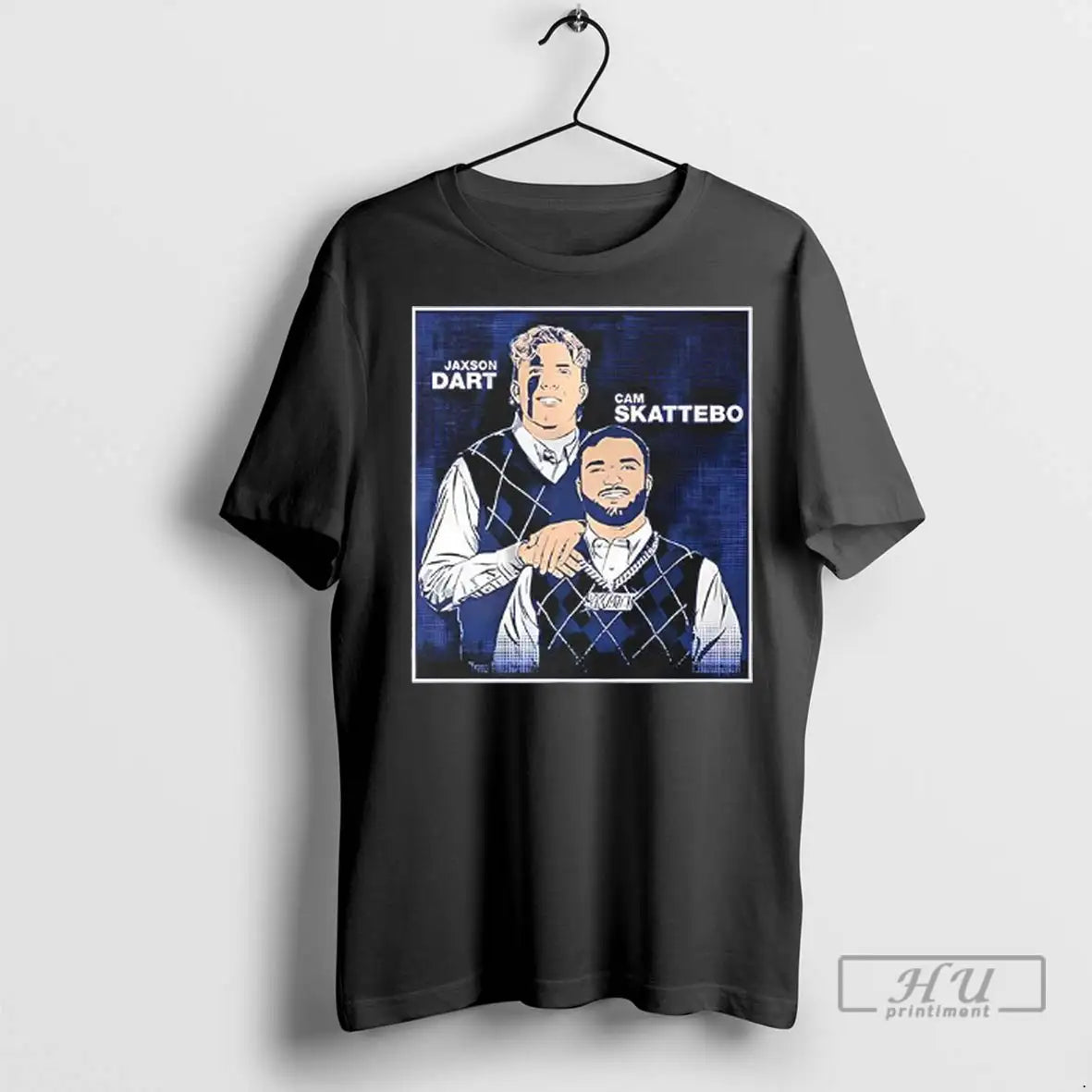 Officials Jaxson Dart And Cam Skattebo Family Portrait T Shirts