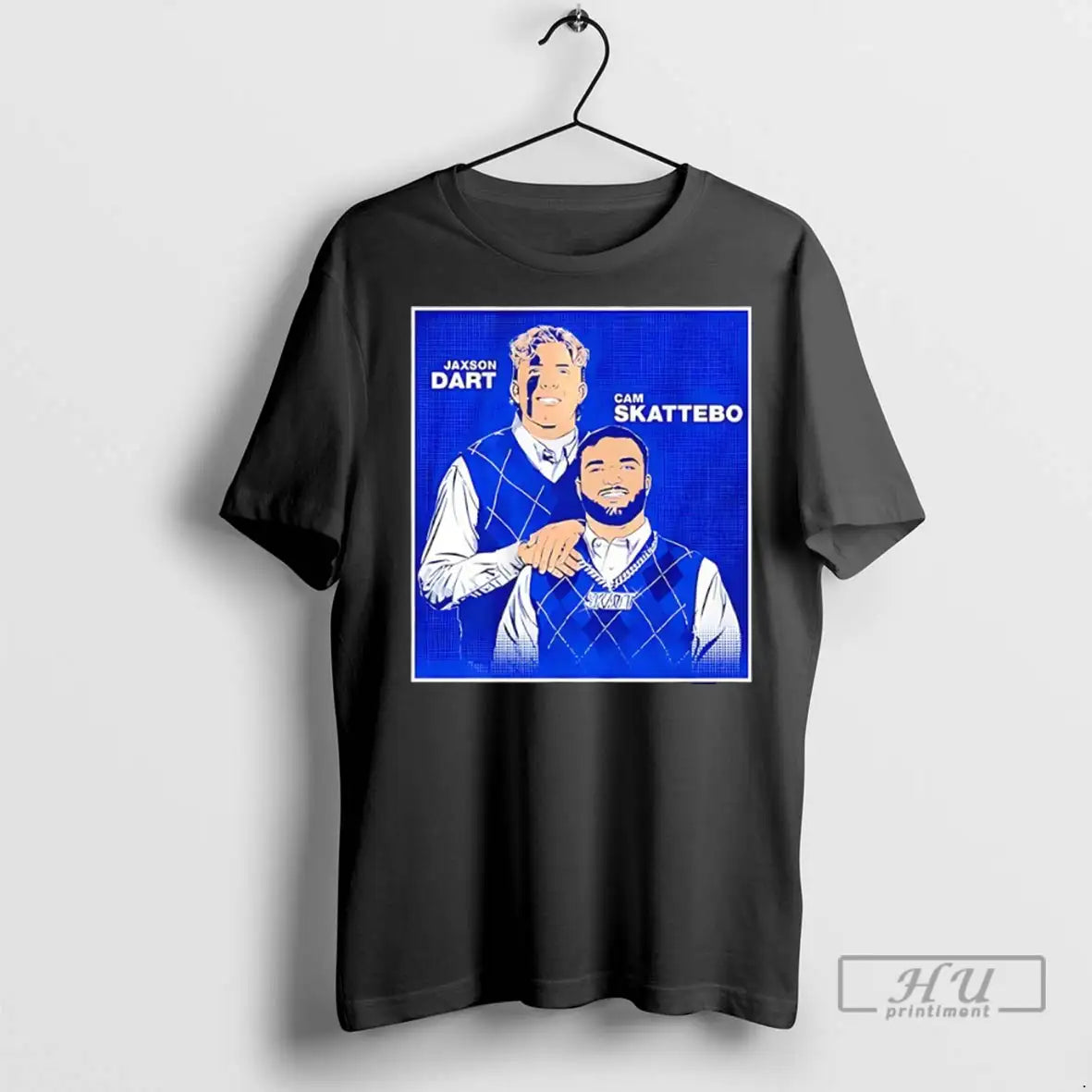Officials Jaxson Dart And Cam Skattebo Step Brothers Family Portrait T Shirts