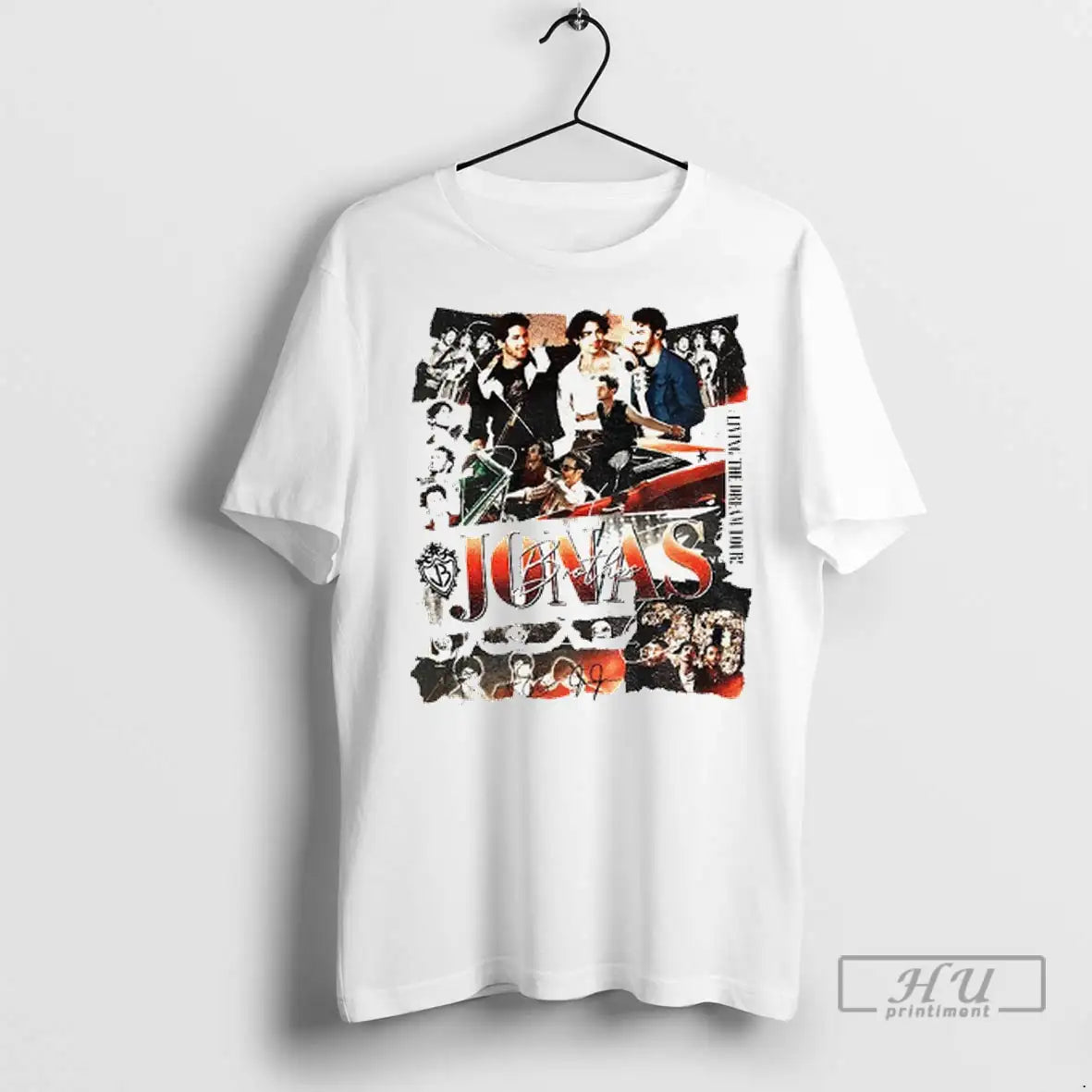 Officials Jonas Brothers 20th Anniversary Vintage Living The Dream Tour T Shirts