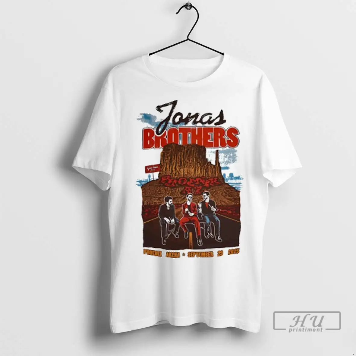 Officials Jonas Brothers Phoenix Arena September 23th 2025 T Shirts