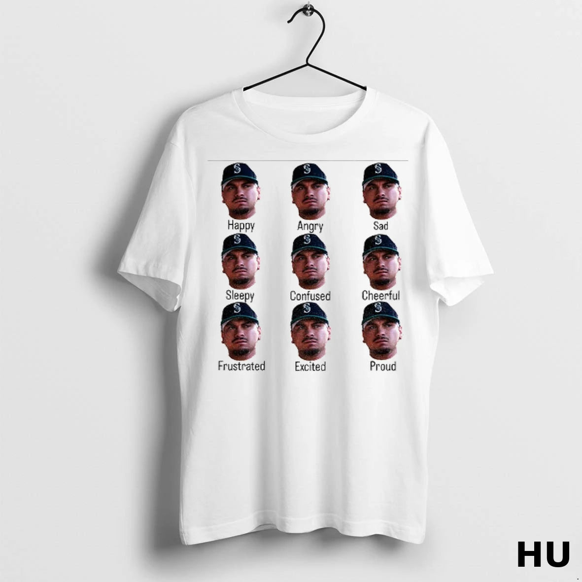 Officials Josh Naylor Nine Big Face Seattle Mariners Baseball Expression Happy Angry Sad Mlb