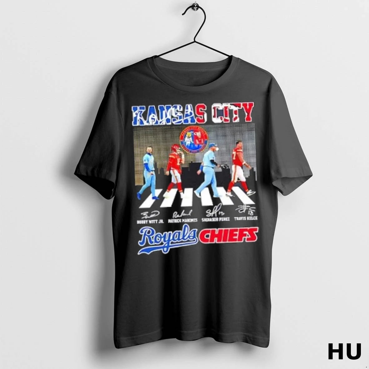 Officials Kansas City Sports Royals X Chiefs Kelce Perez Mahomes Witt Jr Abbey Road Signatures