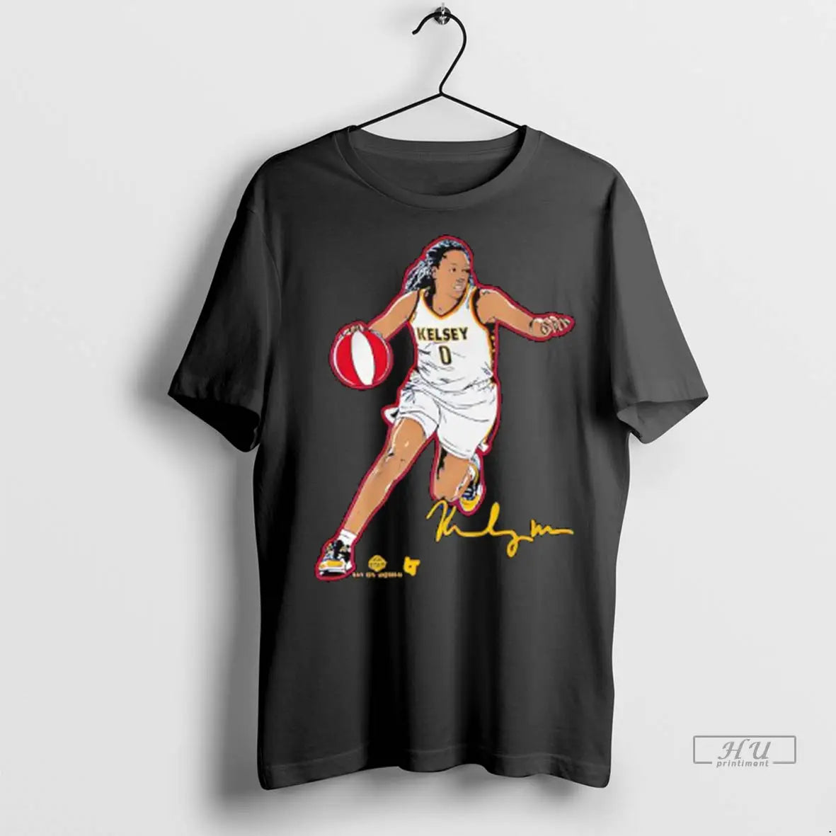 Officials Kelsey Mitchell Superstar Pose Indiana Signature Ladies T Shirts