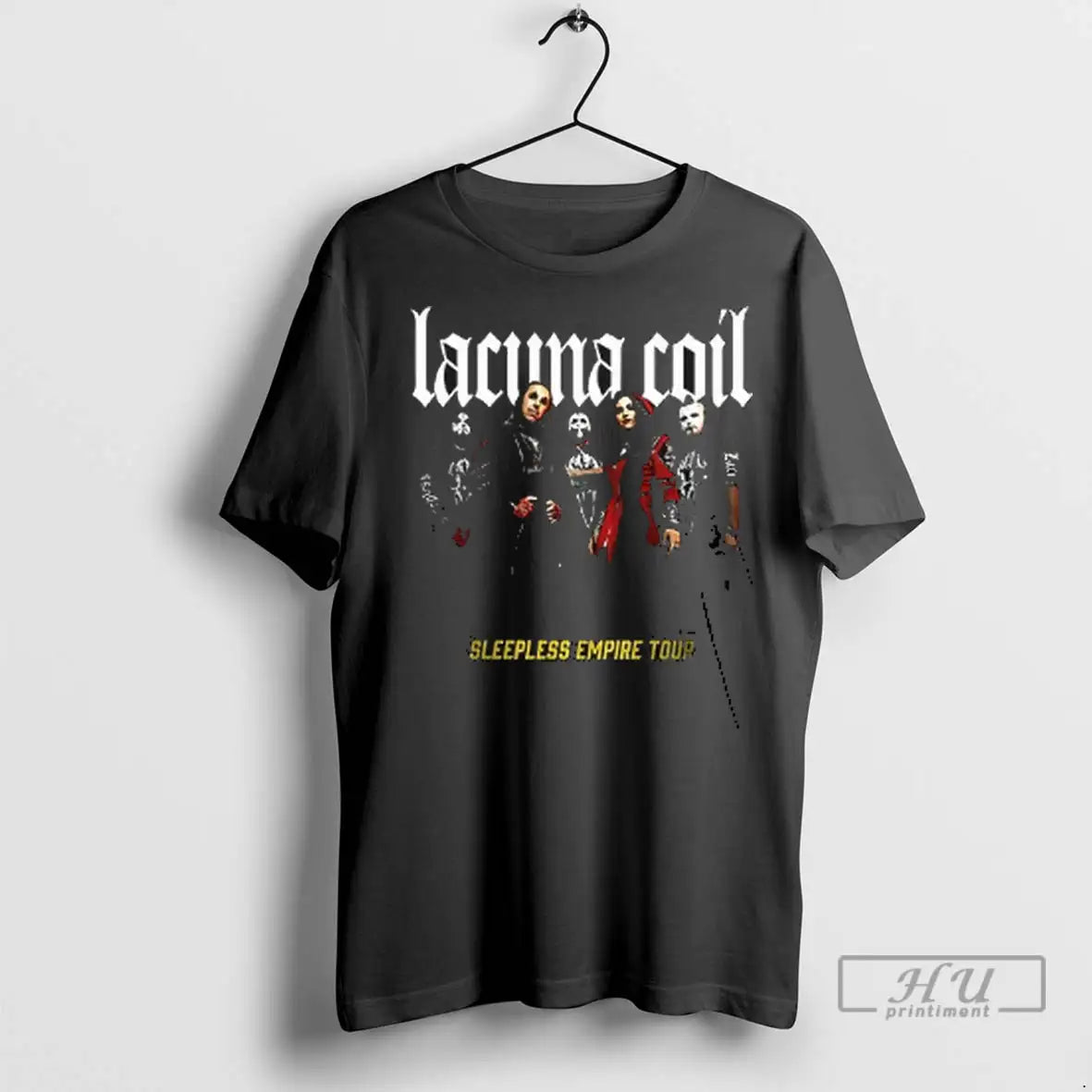 Officials Lacuna Coil Sleepless Empire Tour 2026 Dates Cities T Shirts