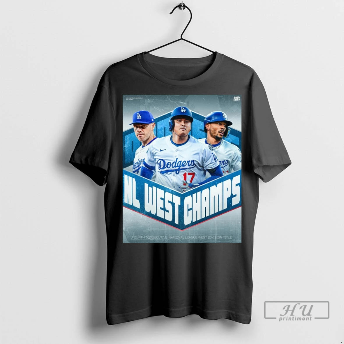 Officials Los Angeles Dodgers Mlb 2025 Nl West Champs Fourth Consecutive National League West Division