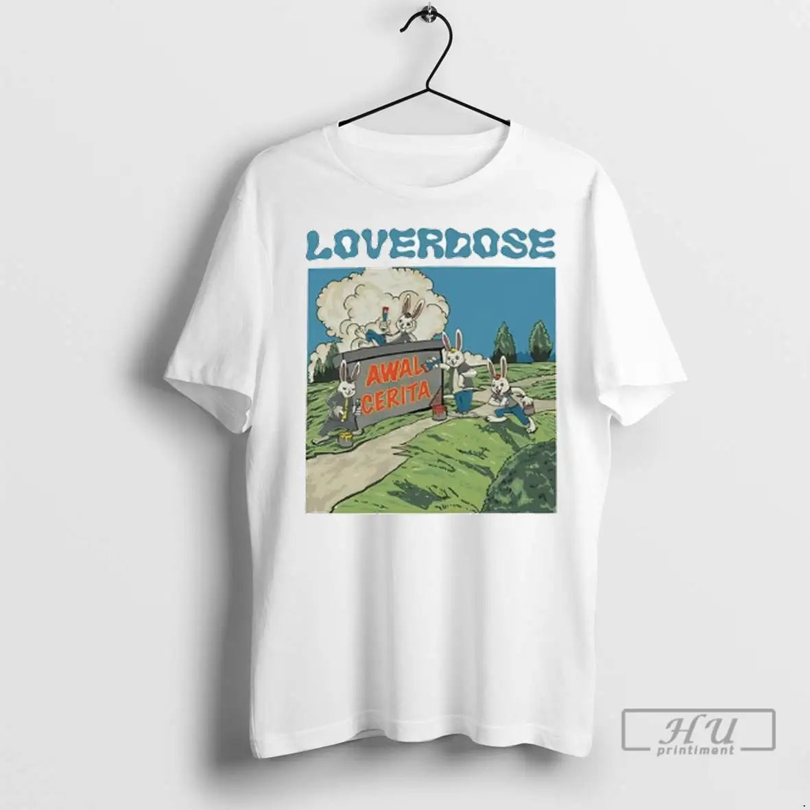 Officials Loverdose Awal Berita Song Cover Graphic T Shirts