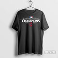 Officials Mlb Al Central Division Champions 2025 Cleveland Guardians T Shirts