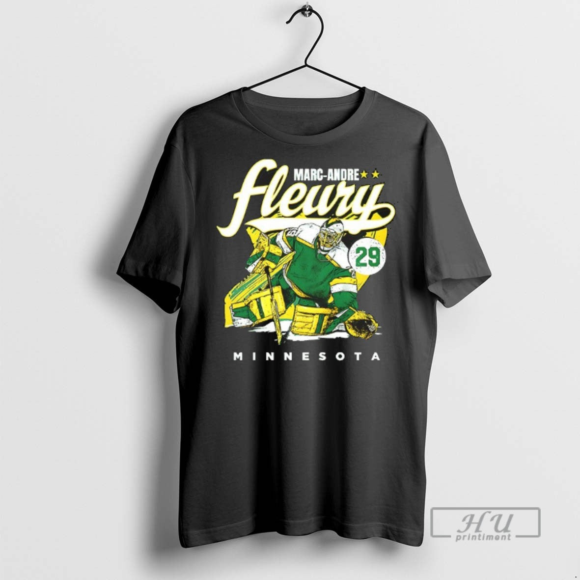 Officials Marc Andre Fleury Minnesota Wild Hockey 2025 Nhl Signature T Shirts