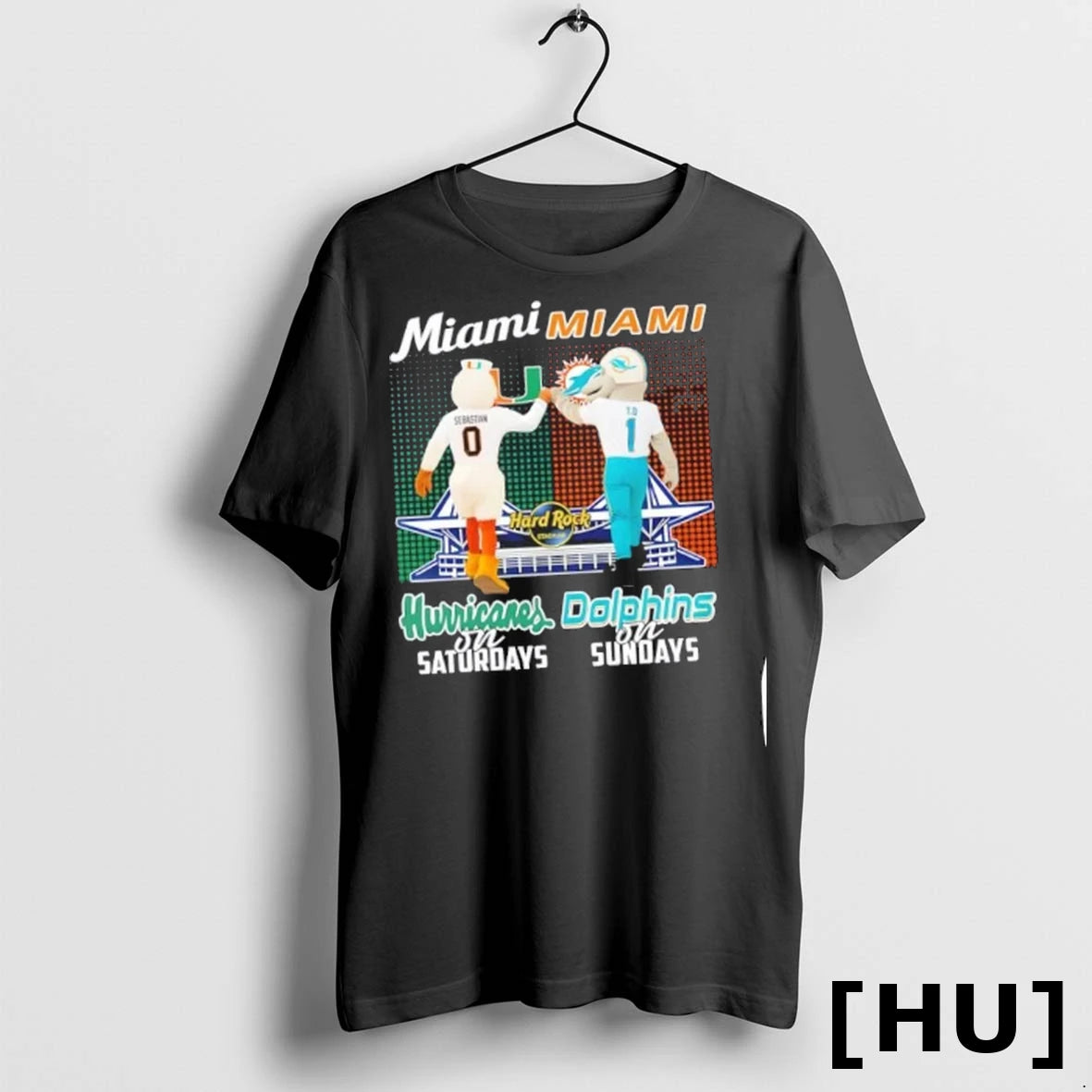 Officials Miami Sports Mascots Hurricanes On Saturdays X Dolphins On Sundays Hard Rock Stadium