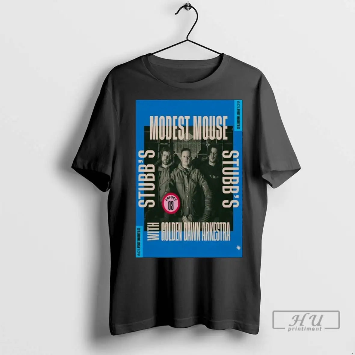 Officials Modest Mouse Golden Dawn Arkestra Austin Tx Oct 3 2025 T Shirts