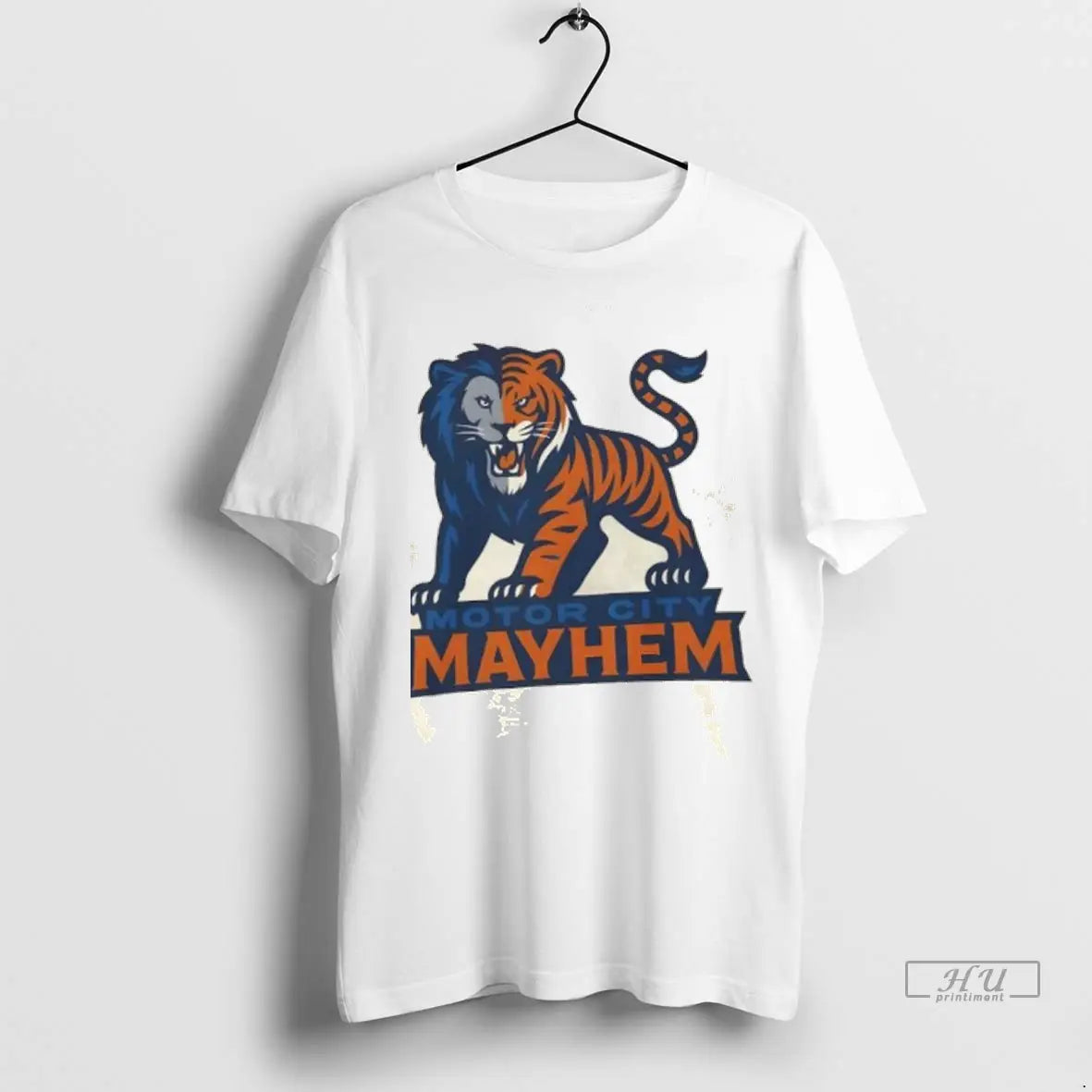 Officials Motor City Mayhem Detroit Liger Lions X Tigers T Shirts