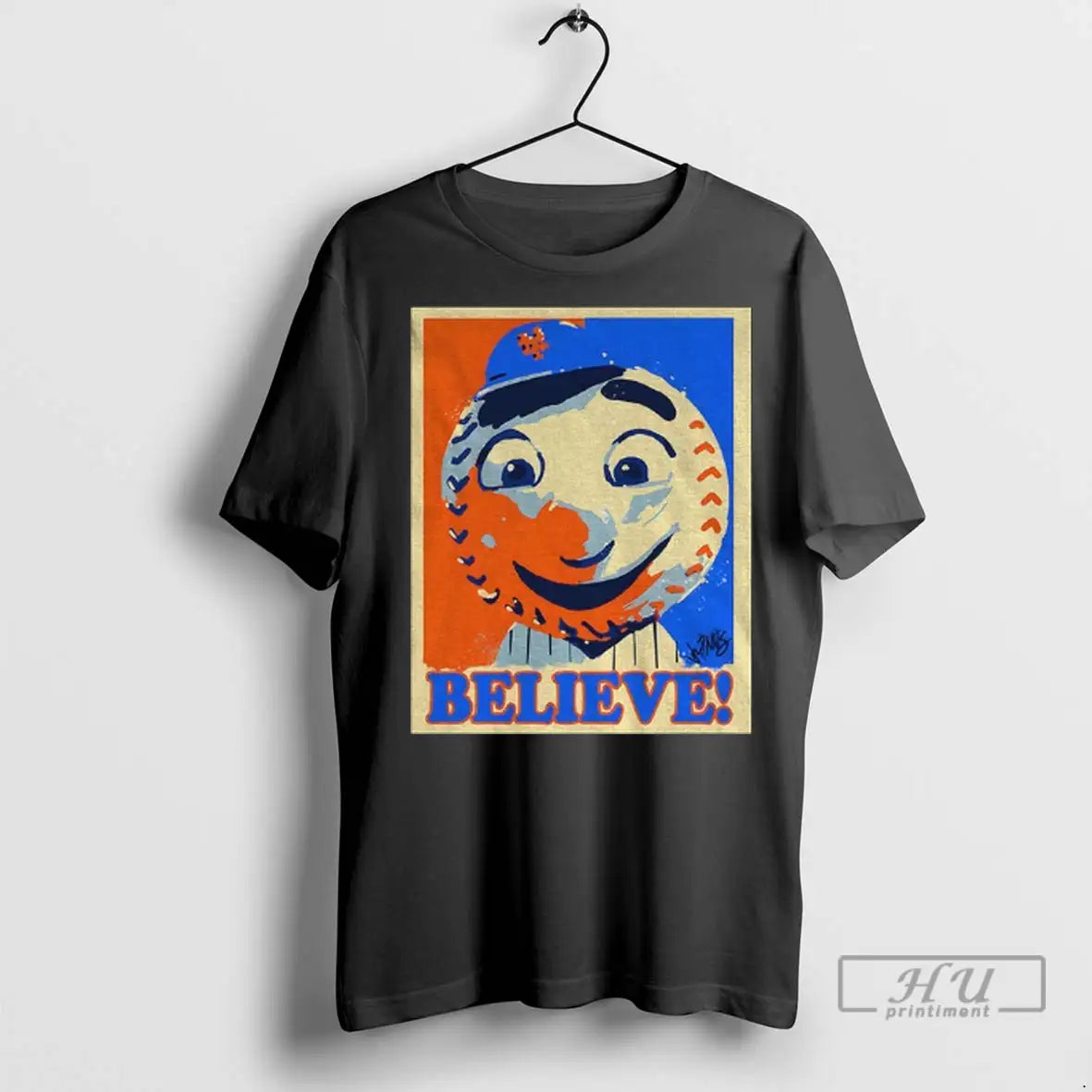 Officials Mr Met New York Mets Mlb Baseball Believe Hope 2025 T Shirts