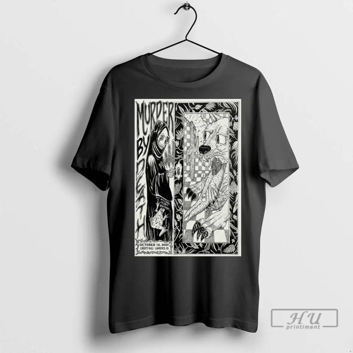 Officials Murder By Death Liberty Hall Lawrence Ks October 16 2025 T Shirts