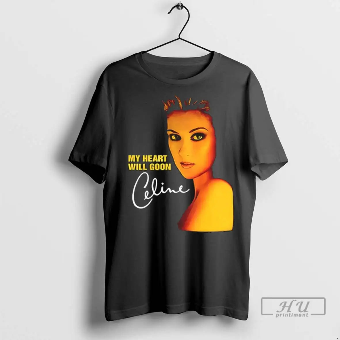 Officials My Heart Will Goon Celine Signature T Shirts