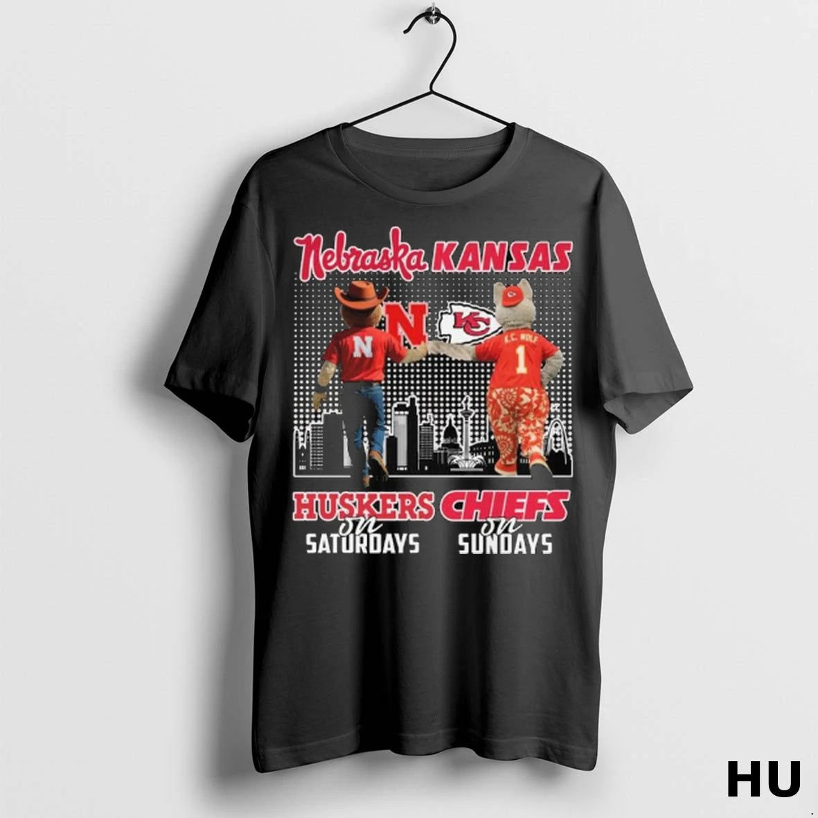 Officials Nebraska Huskers On Saturdays X Kansas City Chiefs On Sundays Mascot Skyline 2025 Long