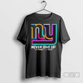 Officials Never Give Up Fight Cancer In All Colors New York Giants Logo 2025