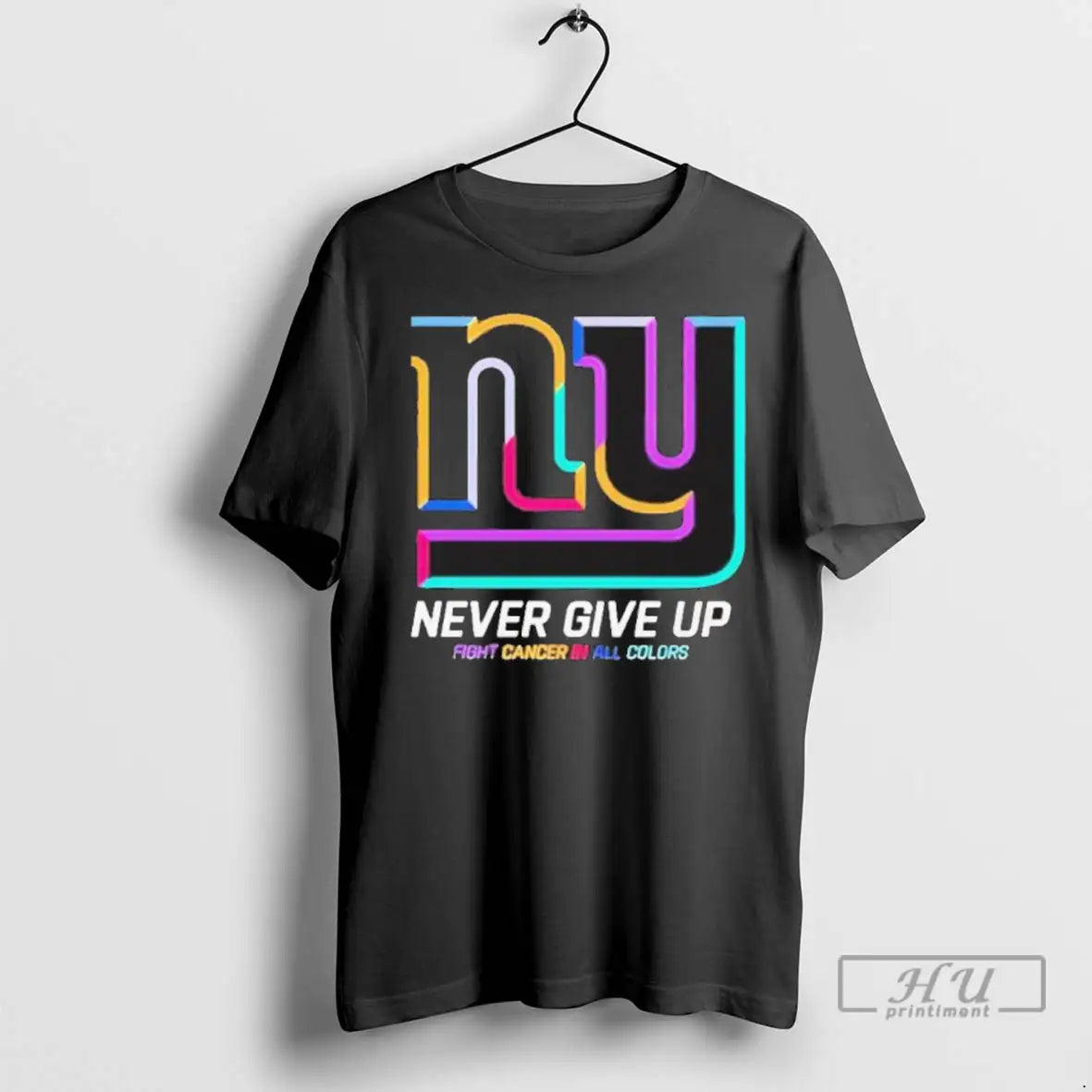 Officials Never Give Up Fight Cancer In All Colors New York Giants Logo 2025