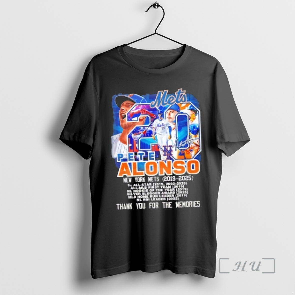 Officials New York Mets Pete Alonso 2019 2025 Thank You Memories Signature