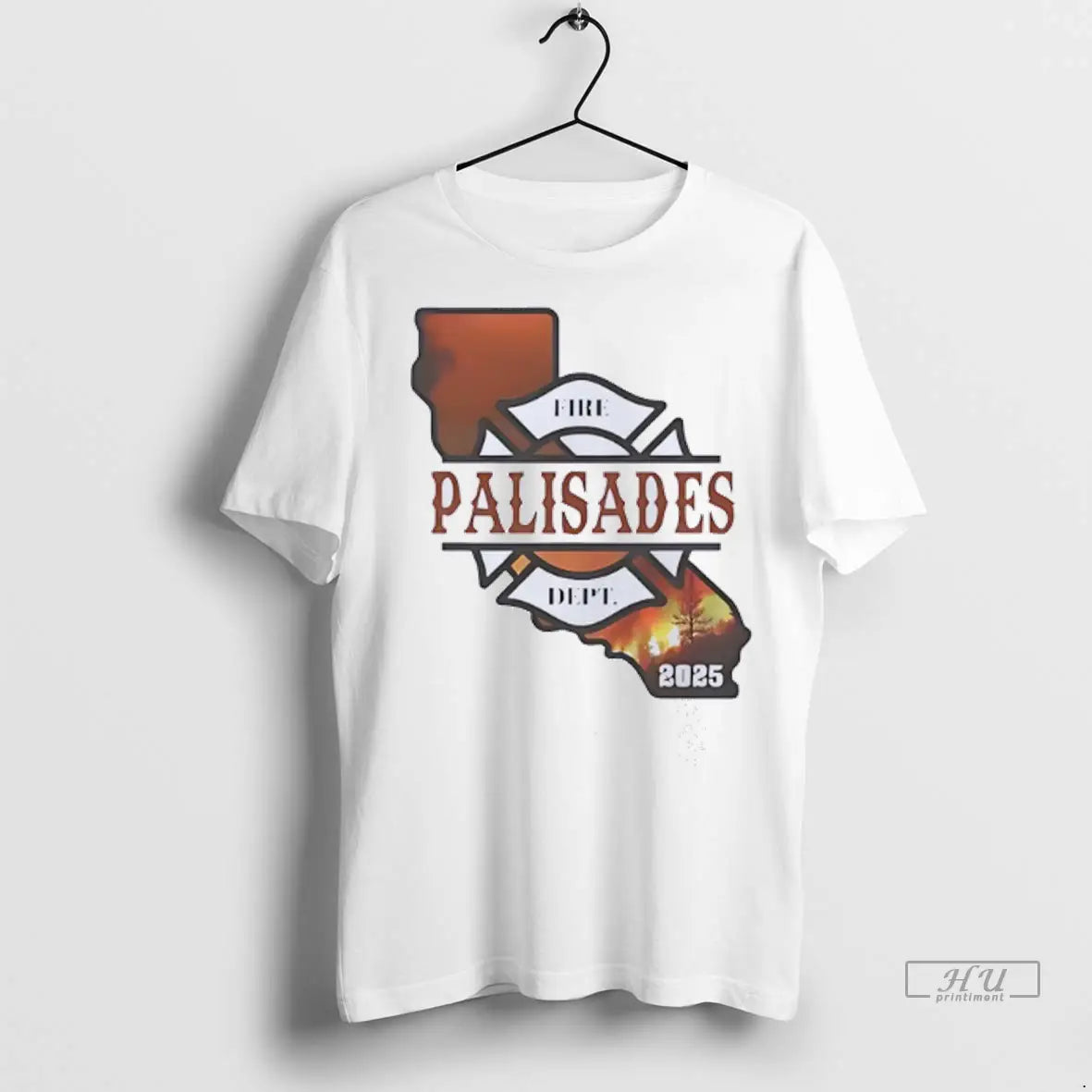 Officials Palisades Fire Dept 2025 La County Wildfires Fire T Shirts
