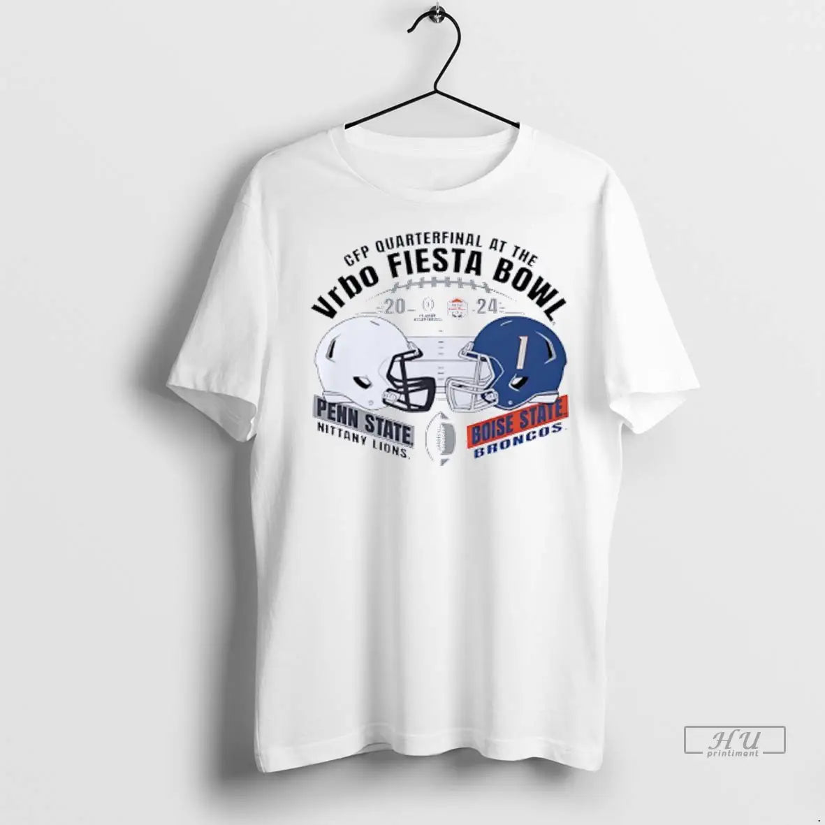Officials Penn State Nittany Lions 2024 Vrbo Fiesta Bowl Dueling Helmet T Shirts