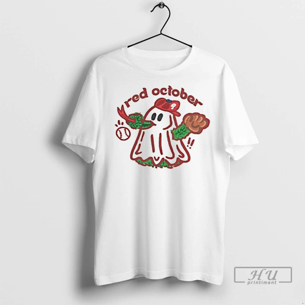 Officials Phanatic Philadelphia Phillies Red October Halloween T Shirts