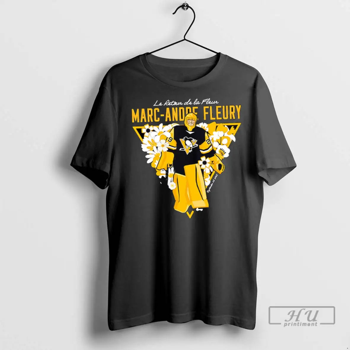 Officials Pittsburgh Penguins Black Marc Andre Fleury Special T Shirts