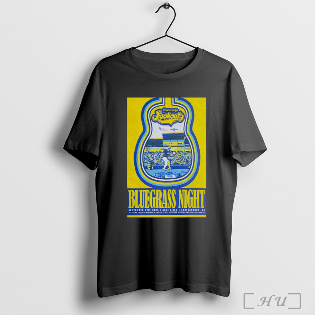 Officials Poster Chattanooga Lookouts Bluegrass Night Concert September 6 2025 Att Field Chattanooga Tn